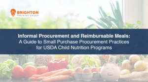 Informal Procurement and Reimbursable Meals: A Guide for Small Purchases (VDH-562)